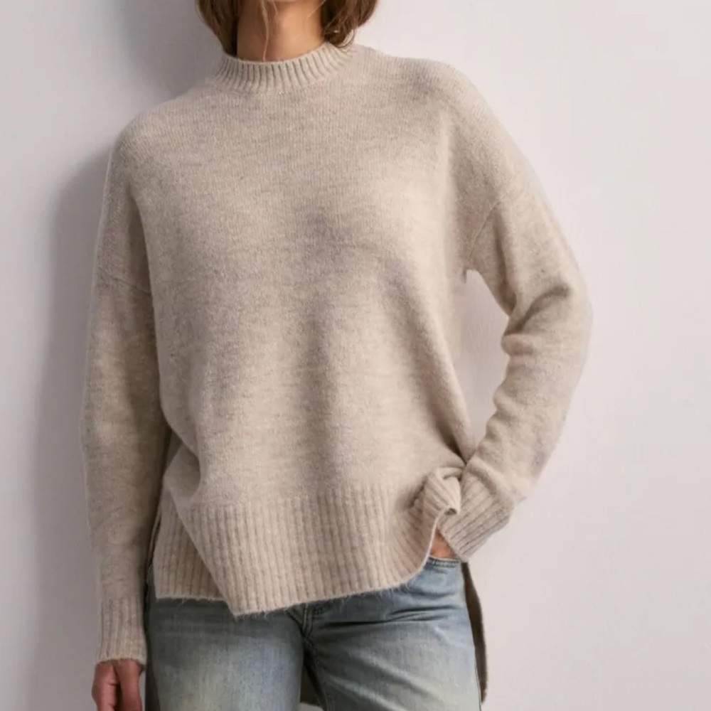 VERO MODA VMLEFILE OVERSIZED BOXY BLOUSE CREAM - S